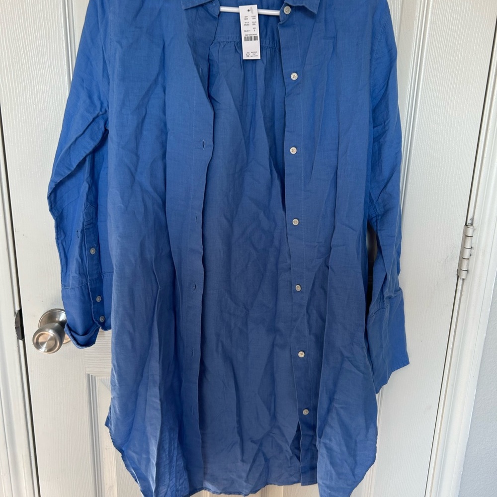 J. Crew Women’s Classic Blue Shirt Jacket